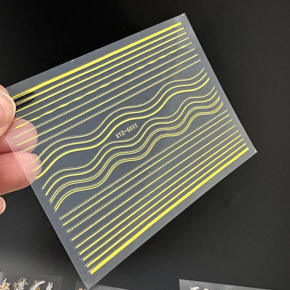 8 Sheets Nail Art Stickers! Metallic Gold, Rose Gold Designs, Winter, Fall Theme - Picture 6 of 7